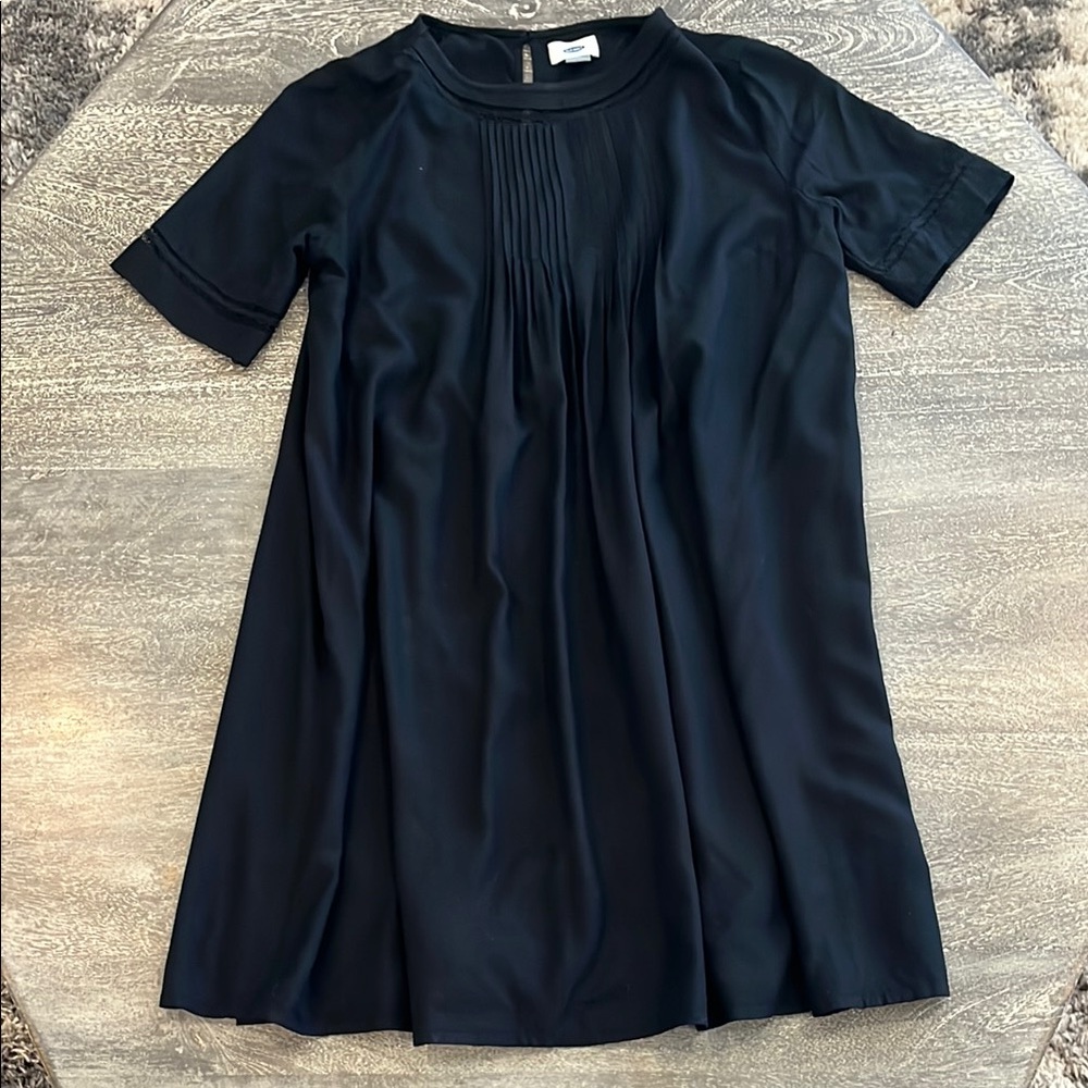 Women’s Old Navy Black Crew Neck Short Sleeve Sheath Dress Size XS